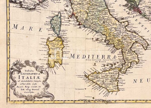 Tabula Geographica Italiae: Ad Emendatiora Exempla ad Huc Edita Jussu... - Image 2