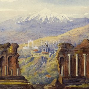 Etna from the Greek Theatre, Taormina