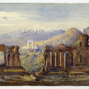 Etna from the Greek Theatre, Taormina