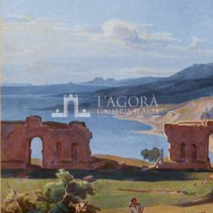 Veduta del Teatro antico di Taormina, Carl Rottmann