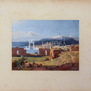 Veduta del Teatro antico di Taormina, Carl Rottmann