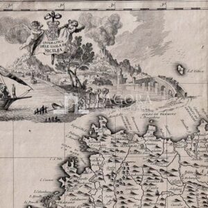 Carta geografica dell’ Isola di Sicilia, Giovanni Battista Albrizzi