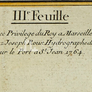 III.e Feuille from Carte de la Mer Mediterranée en Douze Feuilles
