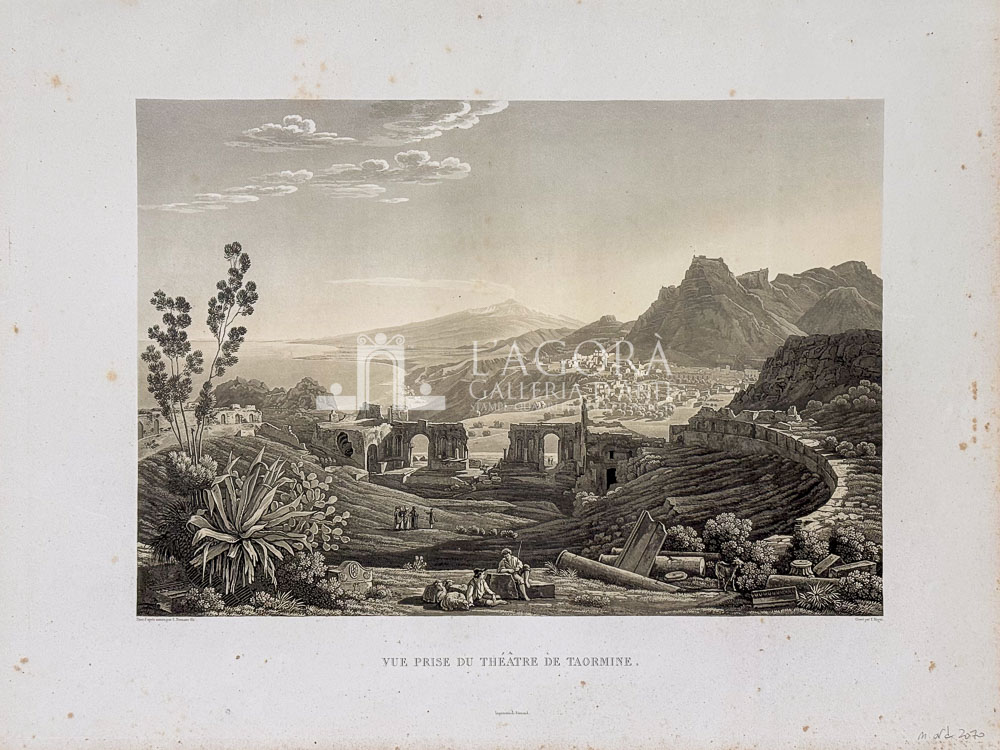 VIEW FROM THE THEATRE OF TAORMINA