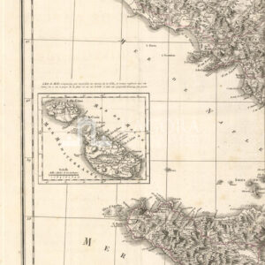 Carte des Royaumes de Naples et de Sicile