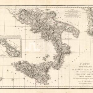 Carte des Royaumes de Naples et de Sicile