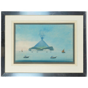 Veduta di Stromboli – Scuola napoletana, fine XIX – inizi XX secolo